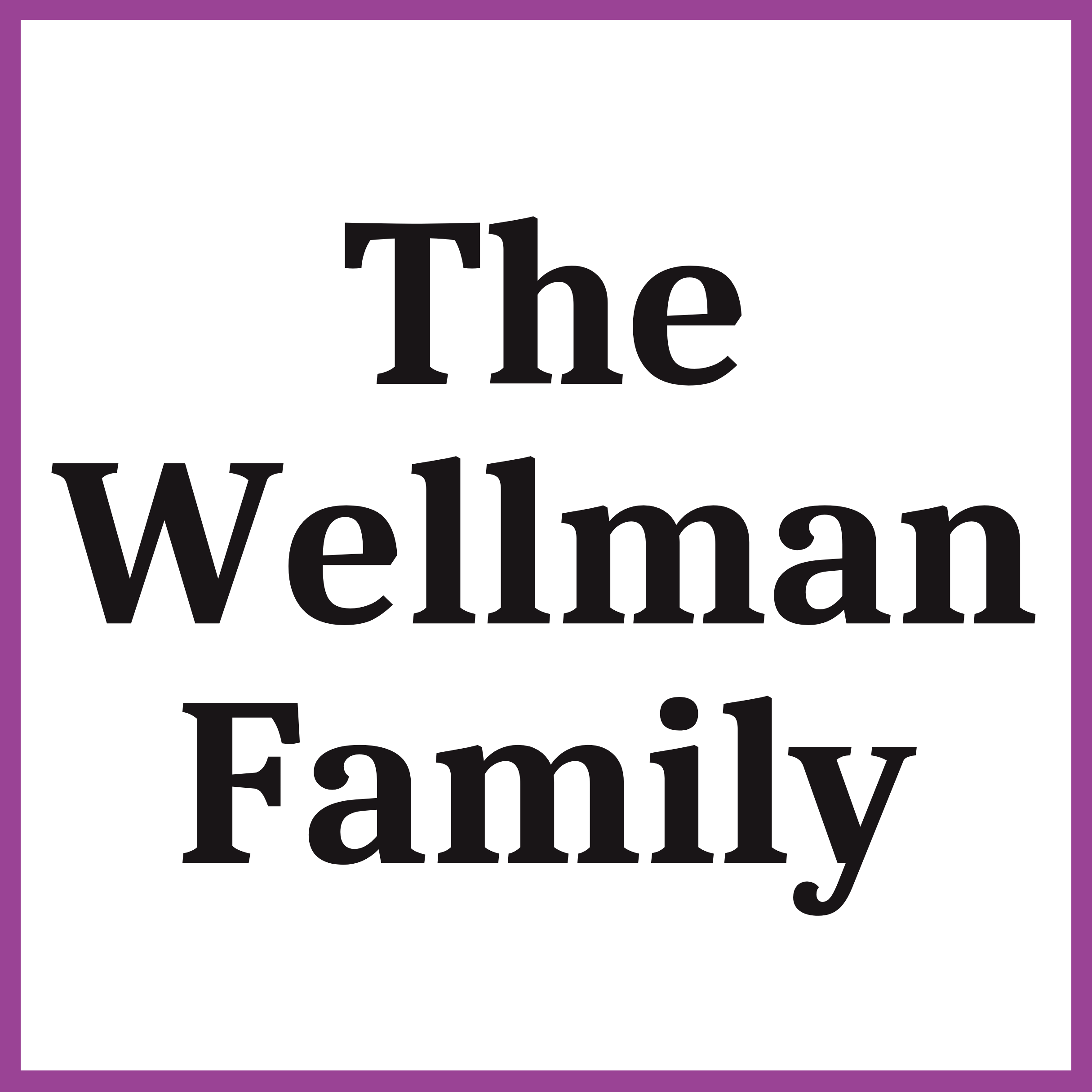 The Wellman Family