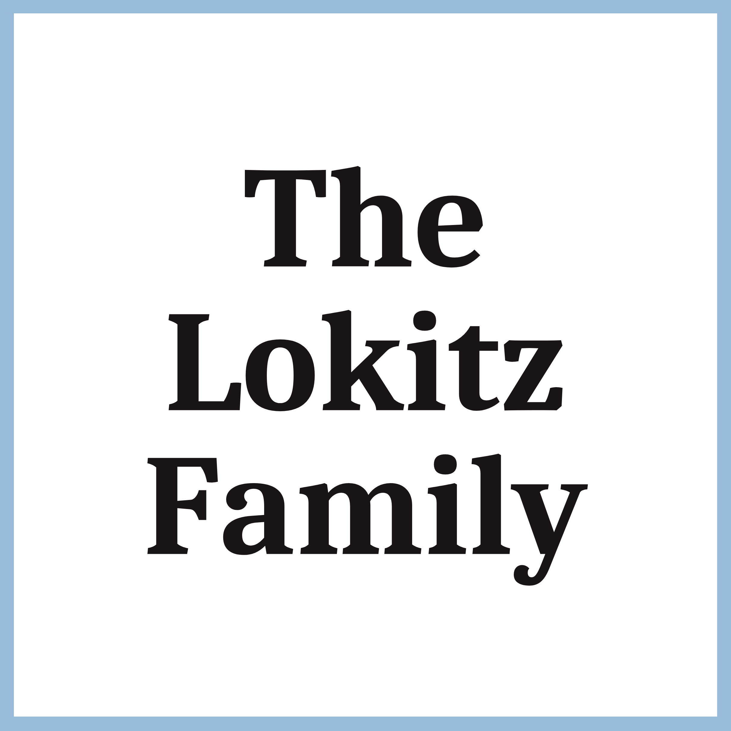 The Lokitz Family