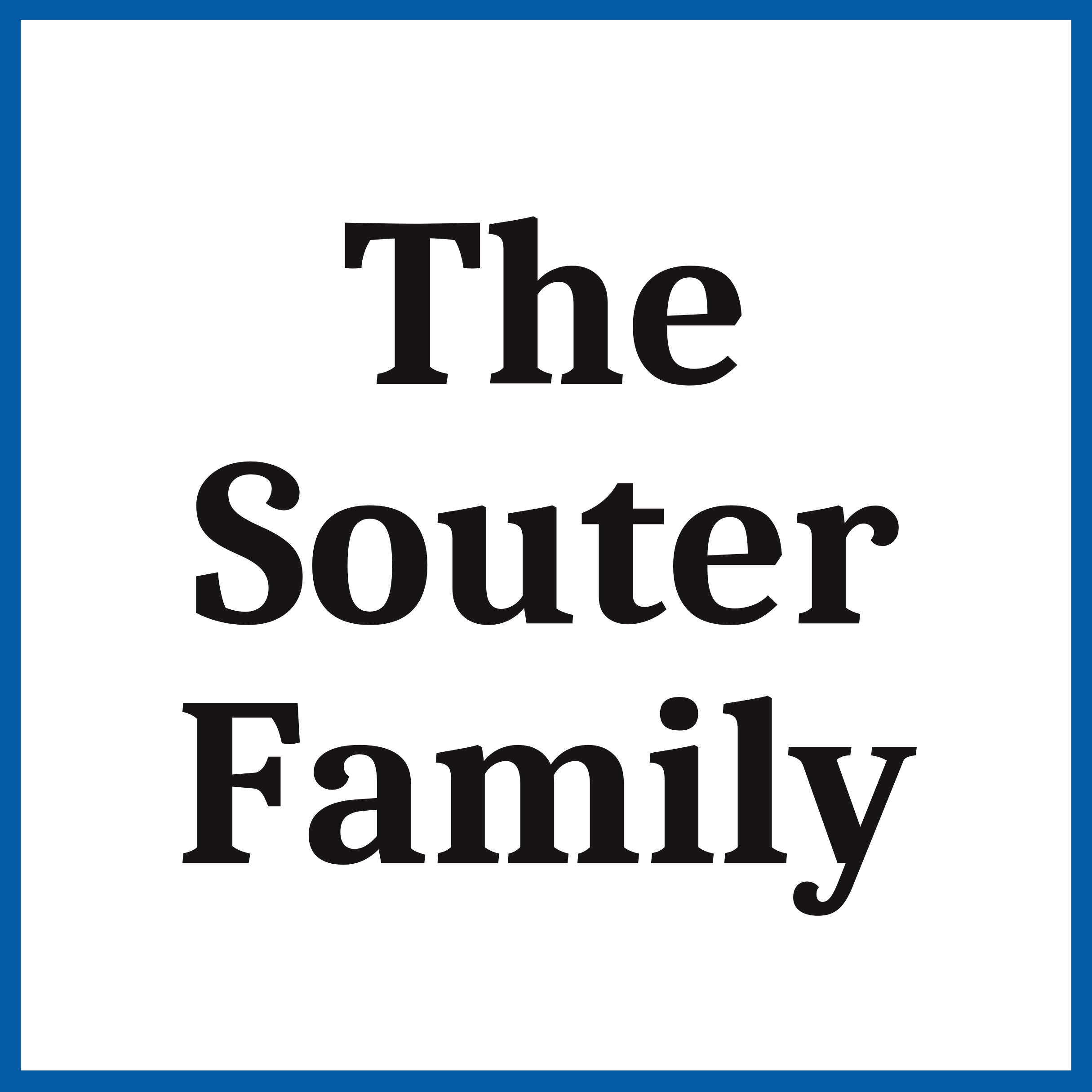 The Souter Family