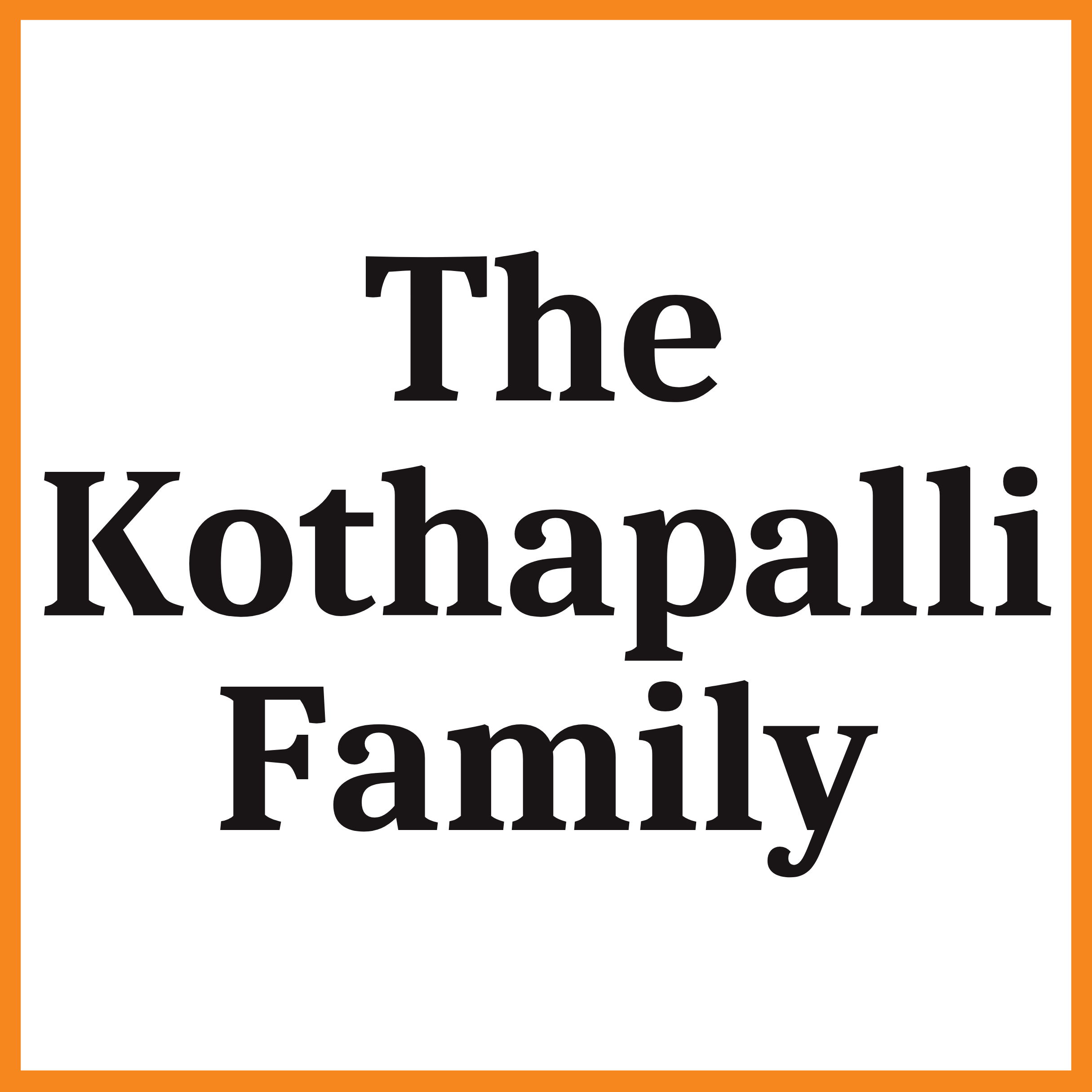 The Kothapalli Family